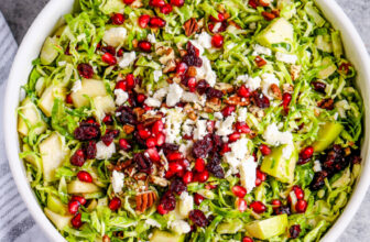 Brussels Sprout Salad- Spend with Pennies