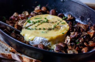 baked brie with garlic butter mushrooms – smitten kitchen